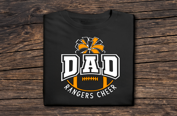 Rangers Cheer - Dad Design 2