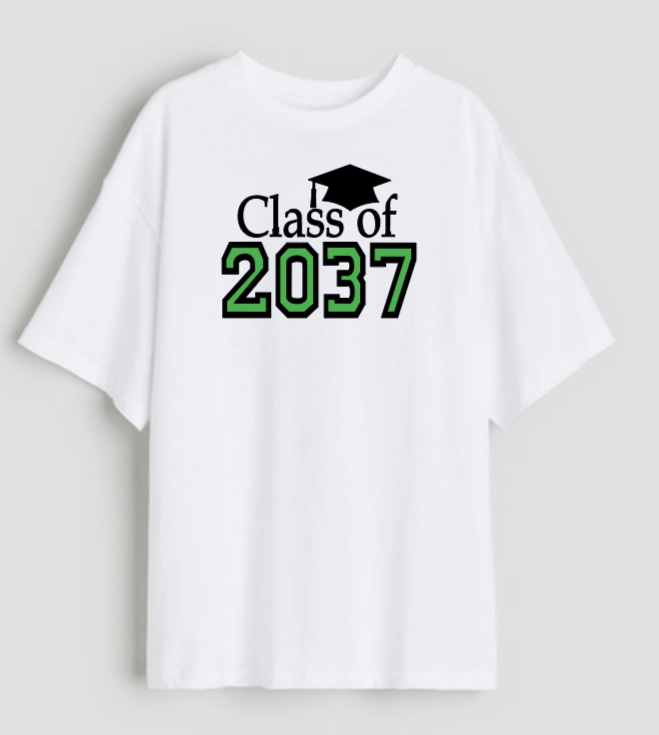 Class of 2037 - Handprint Tee