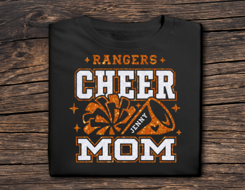 Rangers Cheer - Mom Design 1